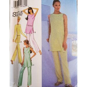 Vintage 90s Style Pattern 2799 Uncut Tunic Blouse Pants A 8-18